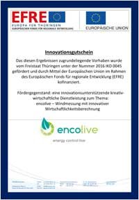 encolive – Windmessung mit innovativer Wirtschaftlichkeitsberechnung